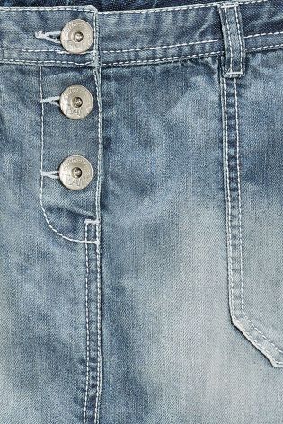 Button Detail Skirt (3-16yrs)